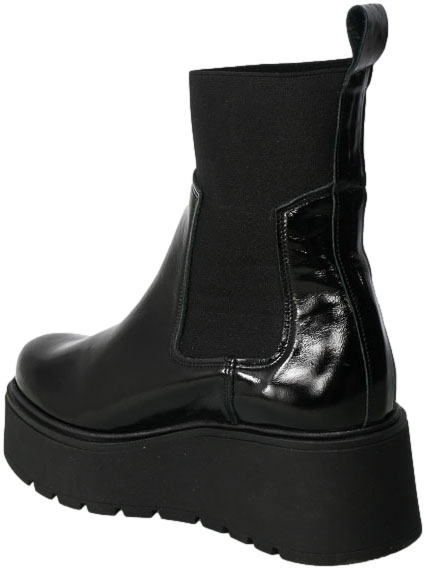 Trzewiki Euromoda Shoes Di1060-1 Czarne Skórzane