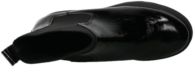 Trzewiki Euromoda Shoes Di1060-1 Czarne Skórzane