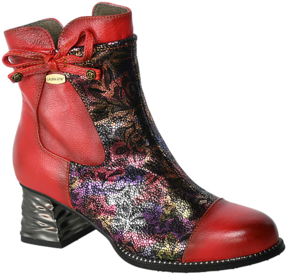 Botki Laura Vita ALCiro 04 Rouge SL321-4 Czerowne