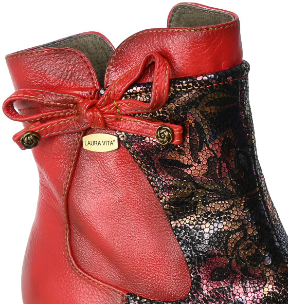 Botki Laura Vita ALCiro 04 Rouge SL321-4 Czerowne