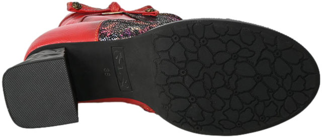 Botki Laura Vita ALCiro 04 Rouge SL321-4 Czerowne