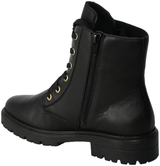 Trzewiki Rieker Y2841-00 Black Czarne Skórzane