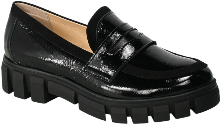 Mokasyny Euromoda Shoes TMX1651 Czarne N Skórzane