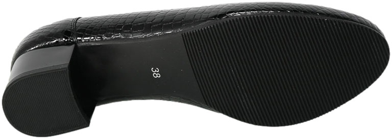 Czółenka Kostex 2316 D3525 S133 Czarne Skórzane