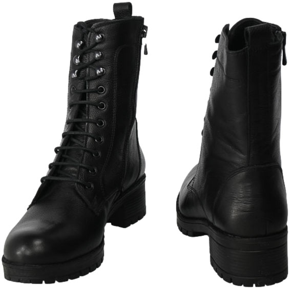 Trzewiki Sokolski SAR Z22 232 BLK Czarne Skórzane