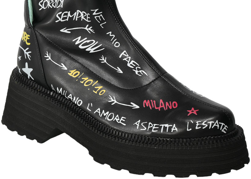 Kozaki Emi Romani GM8551 R1 Black Czarne 