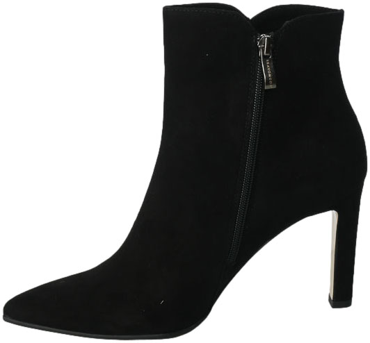 Botki Bravo Moda 2423 Czarny Zamsz Skóra