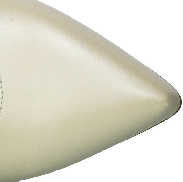 Czółenka Kotyl 7317 Biała Perła  Skóra