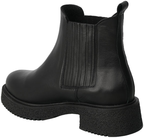 Botki Euromoda Shoes TMX1656 Czarna Skóra