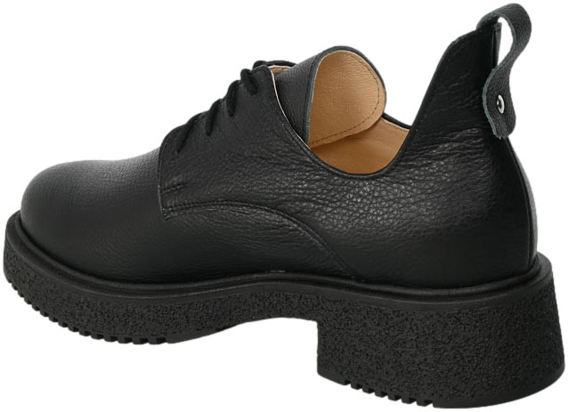 Półbuty Euromoda Shoes TMX1655 Czarny G Skórzane