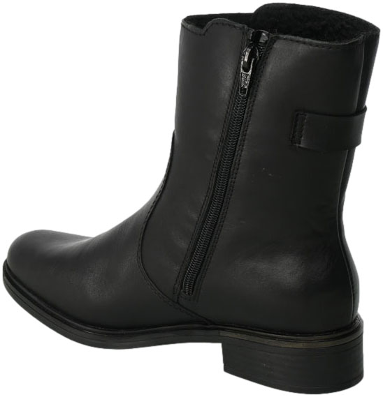 Botki Rieker Z5351-00 Black Skóra