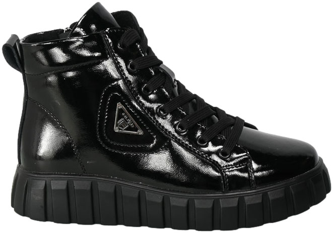 Trzewiki Filippo DBT4146-23 Black Skórzane