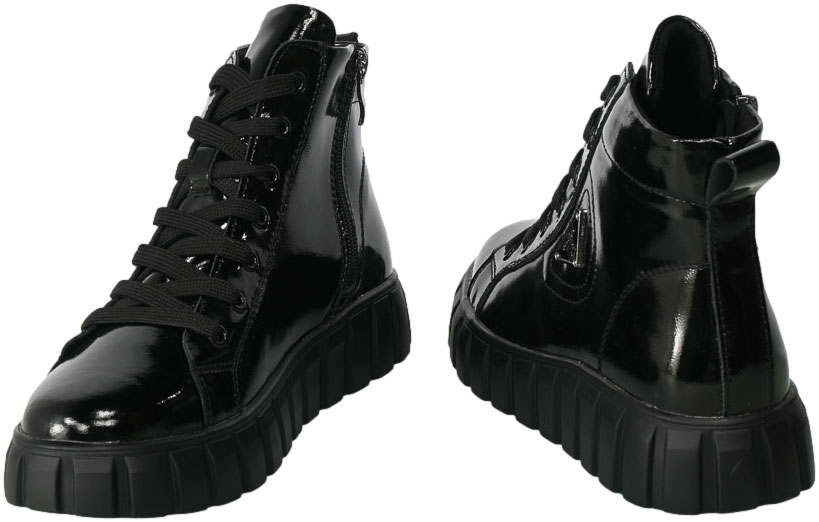 Trzewiki Filippo DBT4146-23 Black Skórzane