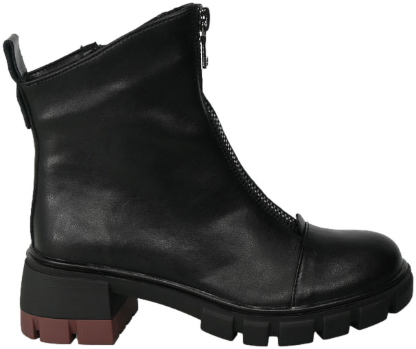 Botki Filippo DBT4734-23 Black Czarne Skórzane