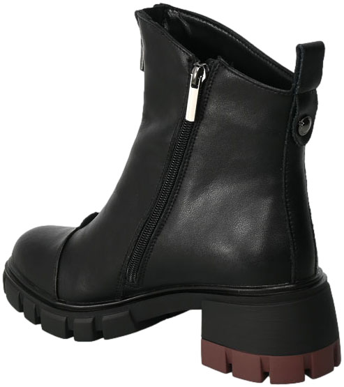 Botki Filippo DBT4734-23 Black Czarne Skórzane