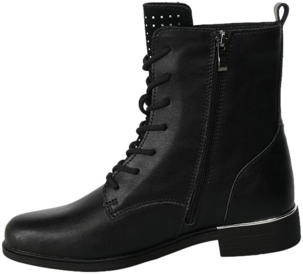 Trzewiki Filippo DBT4747-23 BK Czarne Skórzane