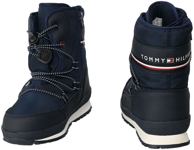 Śniegowce Tommy Hilfiger T3B6-33165-1485800 Blu R.30-35