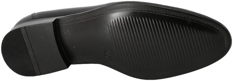 Mokasyny Tapi B-6751 Czarne Skórzane