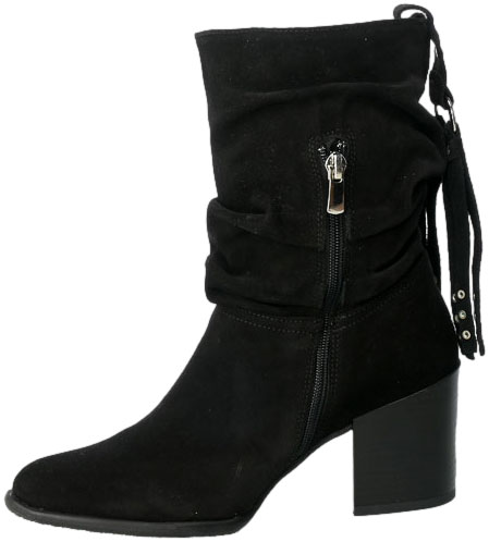 Botki Euromoda Shoes KAR20 3527/003-P Czarna Skóra Naturalna_TN