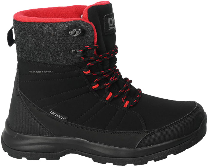 Śniegowce DK 2104 Black Red D 