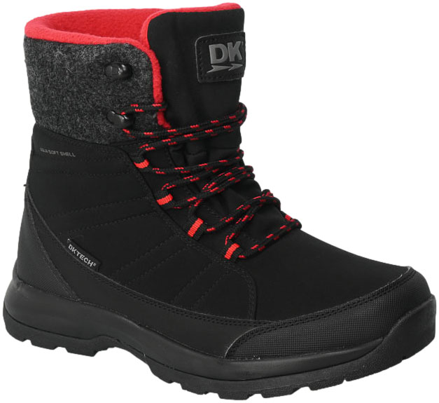 Śniegowce DK 2104 Black Red D 