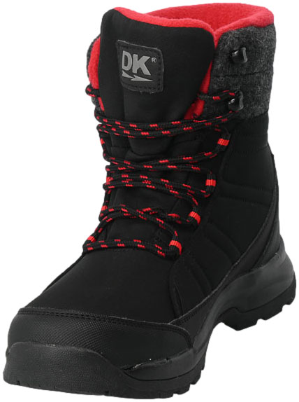 Śniegowce DK 2104 Black Red D 