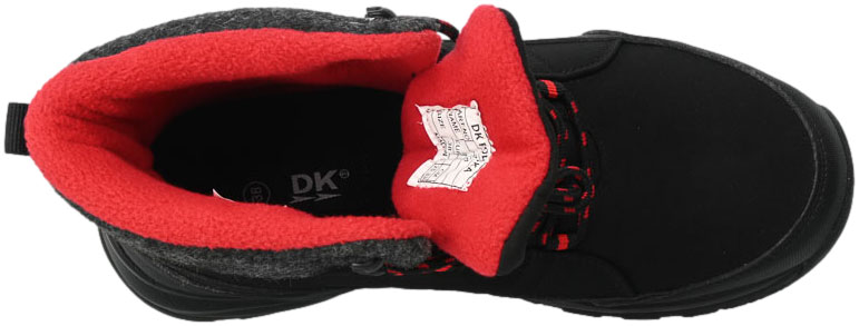 Śniegowce DK 2104 Black Red D 