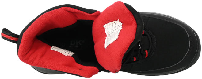Śniegowce DK 1027 Black Red D 