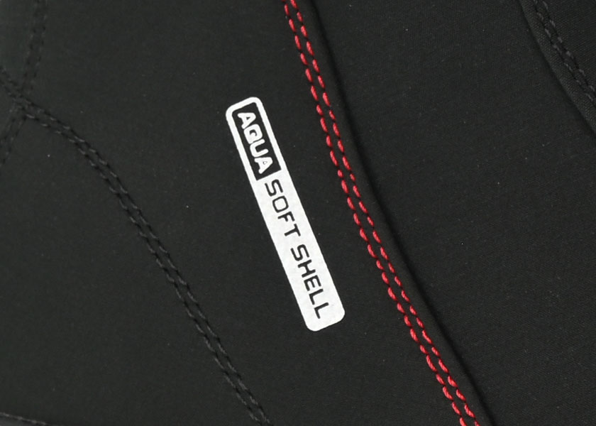 Śniegowce DK 1754 Wodoodporne  Black Red  D 