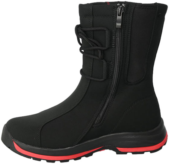 Śniegowce DK 1754 Wodoodporne  Black Red  D 