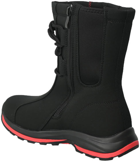 Śniegowce DK 1754 Wodoodporne  Black Red  D 