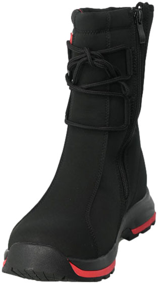 Śniegowce DK 1754 Wodoodporne  Black Red  D 