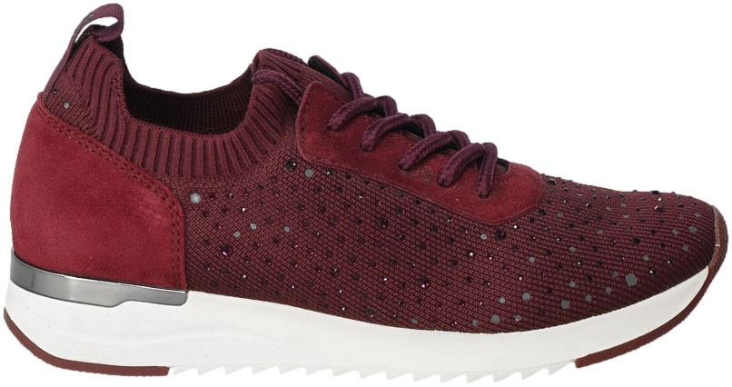 Sneakersy Caprice 9-23703-27 509 Bordeaux Knit_TN