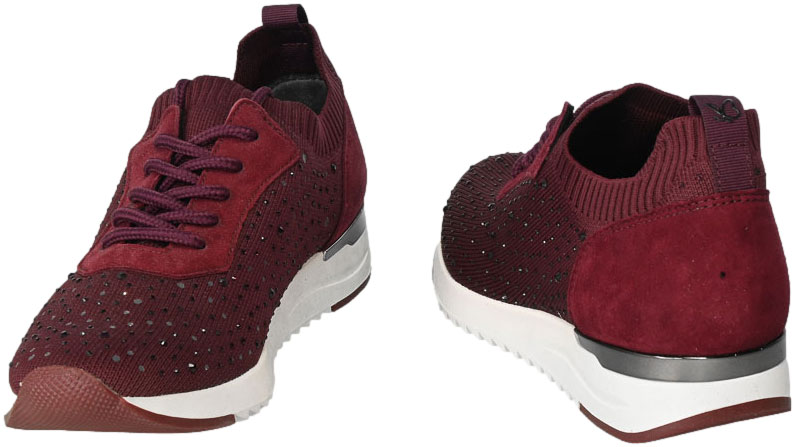 Sneakersy Caprice 9-23703-27 509 Bordeaux Knit_TN