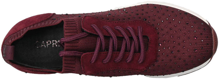 Sneakersy Caprice 9-23703-27 509 Bordeaux Knit_TN