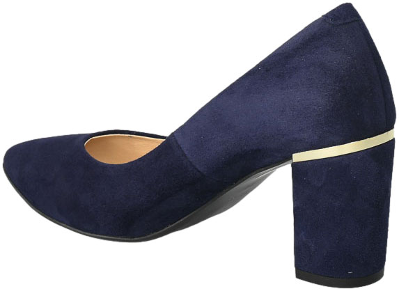Czółenka Euromoda Shoes TMX1659 Granat Skóra Naturalna