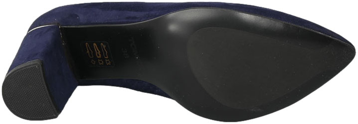Czółenka Euromoda Shoes TMX1659 Granat Skóra Naturalna