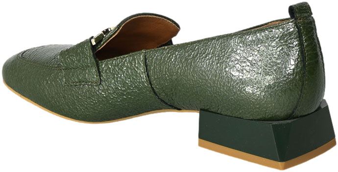 Mokasyny Gamis 5336 H50 Zielone Skóra Naturalna_TN