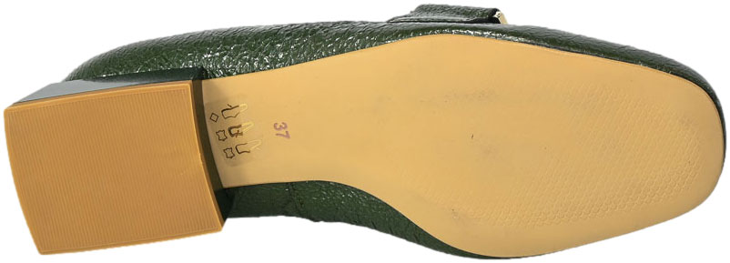 Mokasyny Gamis 5336 H50 Zielone Skóra Naturalna_TN