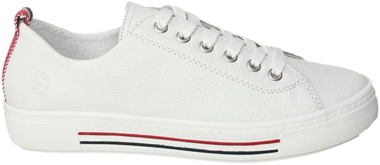 Sneakersy Remonte D0900-80 White Białe Skóra Naturalna