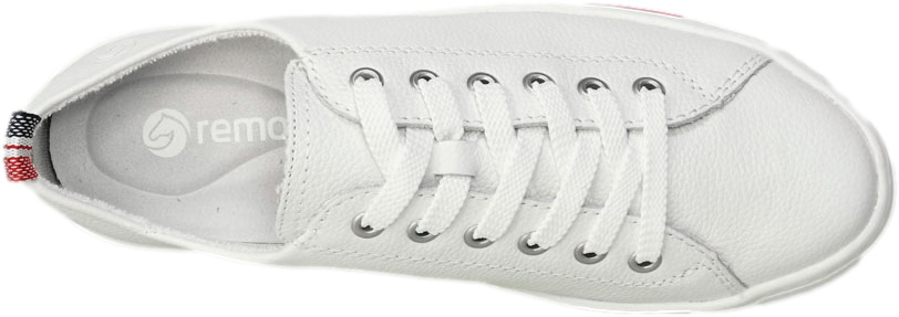 Sneakersy Remonte D0900-80 White Białe Skóra Naturalna