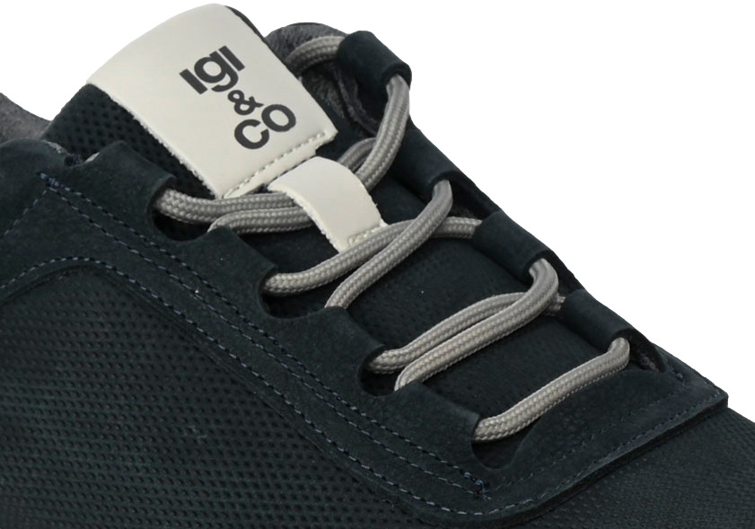 Sneakersy Igi&Co 5623100 Nabuk Grace Blu Niebieskie