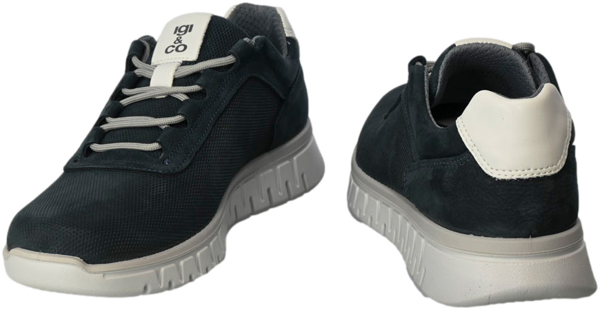 Sneakersy Igi&Co 5623100 Nabuk Grace Blu Niebieskie