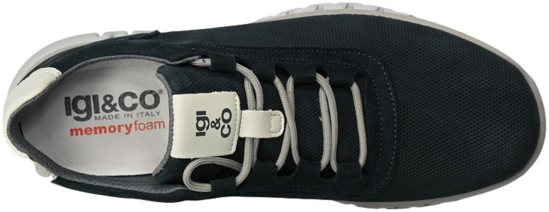 Sneakersy Igi&Co 5623100 Nabuk Grace Blu Niebieskie