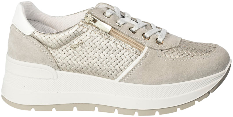Sneakersy Igi&Co 5663722 Scam.Capra.Beige Skóra Naturalna