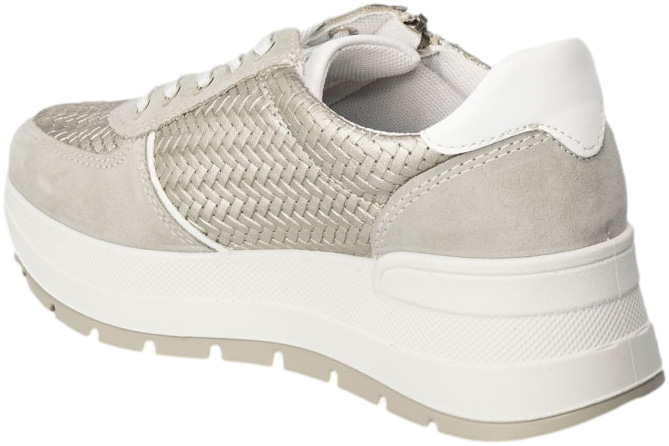 Sneakersy Igi&Co 5663722 Scam.Capra.Beige Skóra Naturalna