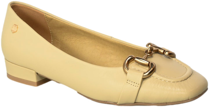 Półbuty Carmela 161449 Beige Beżowe Skóra Naturalna