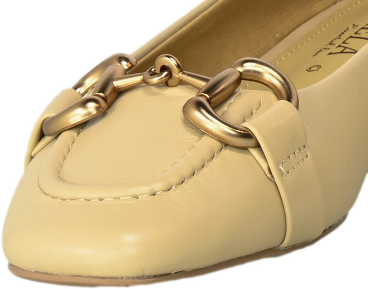 Półbuty Carmela 161449 Beige Beżowe Skóra Naturalna