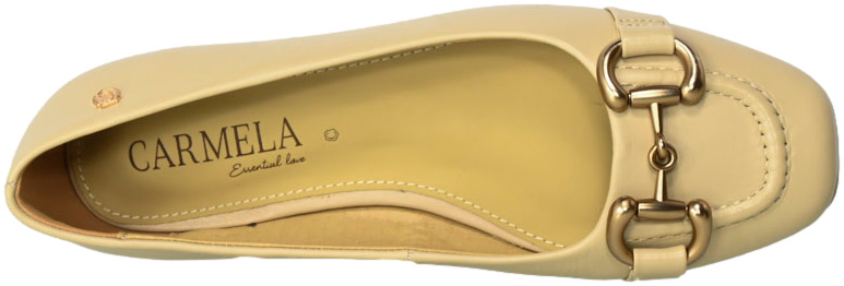 Półbuty Carmela 161449 Beige Beżowe Skóra Naturalna
