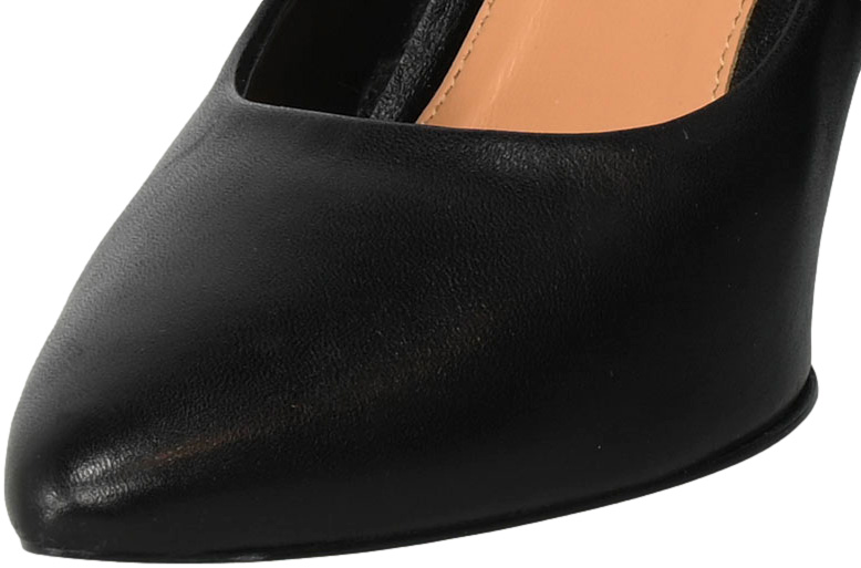 Szpilki Visconi 7415712/876 Nero-T Czarne Skóra Naturalna TN
